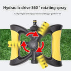 360-Degree Automatic Sprinkler - Adjustable Garden Irrigation Watering System for Lawn Vegetable Flower Bed(5m) - Image 2