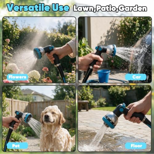 Garden Retractable Hose Reel, 1/2 Inch x 110 ft Wall Mounted Hose Reel - Image 4