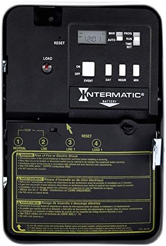 Intermatic EH10 Electric Water Heater Time Switch, 7-Day, 42 Events by Intermatic