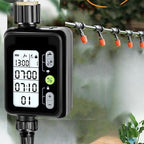 Water Timer, 9 Programmable Modes LCD Display with Rain Delay Sensor, for Outdoor Gardens Lawns Yards Vegetable Patches Orchards Greenhouses (English Version) - Image 3