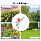 Agriculture Irrigation Spray Gun Sprinkler Large-Area 360° Adjustable Watering (2'' Update) - Image 7