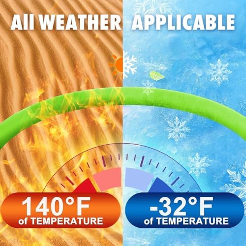 Heavy Duty Garden Hose 5/8 Inch x 200ft - Kink Resistant Lightweight Hybrid Hose, Leak Proof Rustproof Water Hose for Outdoor Watering - Image 4