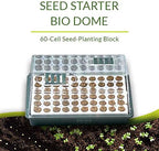 Park Seed Bio Dome Seed Starter Kit with 60 Cell Planting Block, Base Tray, Humidity Dome & 60 Bio Sponges - Image 2
