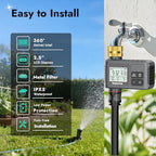 Insoma Water Timer, 1 Zone Outdoor Hose Timer for Garden Faucet with Auto/Manual/Rain Delay Mode, Sprinkler Irrigation Timers for Yard Lawn - Image 7