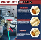 4Pcs Brass Hose Barb Fittings 5/8" Hose Barb to 1" NPT Male Fittings - Image 3