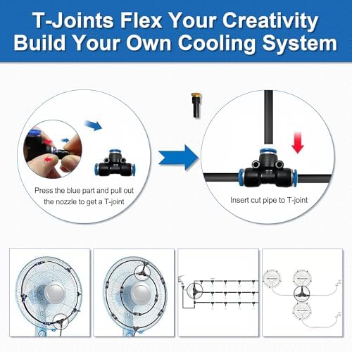 POCKET PANDA Outside Mister for Patio, Outdoor Misting Kit, 100Ft|30M. - Image 7