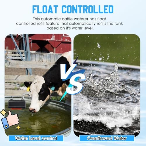 Threlaco 6 Pack Float Valve Automatic Water Level Control, Plastic - Image 6