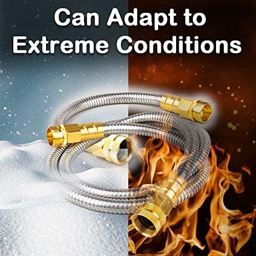 20FT Stainless Steel Garden Hose, 3/4 GHT Male to Female - Image 6