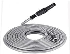 HOSTIC 100 FT 304 Stainless Steel Hose Flexible Lightweight Metal Garden Hoses Portable water pipe Suitable for Indoor and Outdoor by HOSTIC