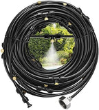 uxcell Misting Cooling System, 59FT(18M) Misting Line +20 Mist Nozzles +3/4" Brass Adapter, Misters for Outside Patio Garden Greenhouse Umbrella by uxcell