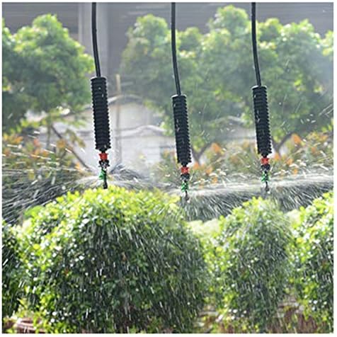 Garden Lawn Sprinkler Irrigation System 1 Set of Hanging Greenhouse Sprinkler Irrigation Barb Connector with Weight 360 Degree Rotation and Anti-drip Device - Image 5