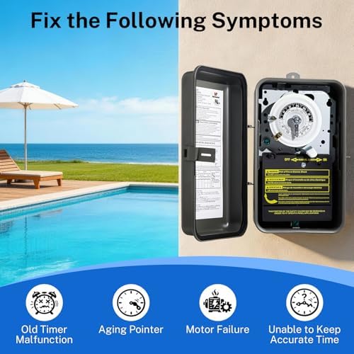 T104R 24-Hour Mechanical Timer Switch, DPST, 3R Rainproof Shell - Image 6