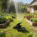 2026 Upgraded 16-Nozzle Oscillating Sprinkler, Adjustable Spray Pattern and Wide Coverage, Efficient Watering of Lawns, Yards, Gardens and Outdoor Plant Areas (Green) - Image 5