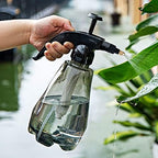 SUNESA Watering Can Plants Mister Spray Bottle Handheld Pump Sprayer Green 1.5L Large Watering Can for Indoor Garden Pressure Sprayer Spout Water Can (Color : White) - Image 4