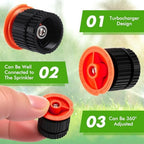 Honoson 16 Pcs Sprinkler Heads Replacement, 4/6/8/10 Van, Multicolor - Image 3
