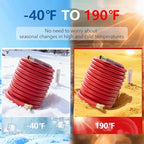 5/8" Garden Hose 30ft, -40℉ To 190℉ Hot/Cold Rubber hose, Red - Image 4