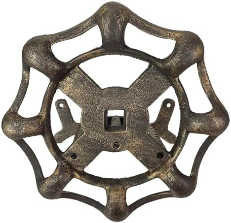 Zeckos Garden Hose Holder Faucet Spigot 11 Inch Cast Iron Bronze - Image 2