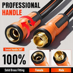 Garden Hose 50 ft x 5/8", Heavy Duty Water Hose, Flexible and Durable, Kink Resistant Lightweight Hybrid Hose, Leakproof Yard Hose with Male to Female Fittings - Image 4