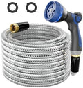 SPECILITE 1/2"x 25FT 304 Stainless Steel Metal Hose with Blue Nozzle by SPECILITE