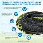 5/8" 50FT Round Soaker Hose for Garden Lawn Vegetable Tree Watering - Image 3