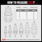 90° Elbow Flat Face Hydraulic Coupler, 1/2" Body Size x 3/4" JIC - Image 5