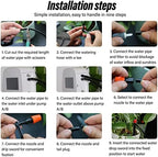 FLEXMAN Greenhouse Micro Drip Irrigation Kit, Smart APP Automatic Watering System, Programmable Timing Irrigaition System for 20 Potted Plants, Automatic Plants Watering Device - Image 3