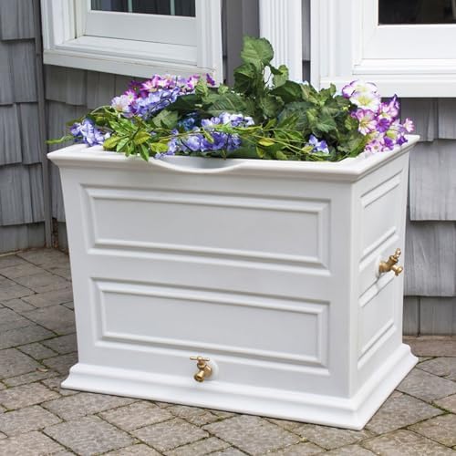 Good Ideas Savannah Colonial Style Rain Saver with Planter Top, 42 Gallon - Image 3