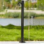 Stainless Steel Garden Water Column Hose Stand with Faucet - Decorative Water Fountain Dispenser for Efficient Irrigation and Outdoor Washing Solutions - Image 2