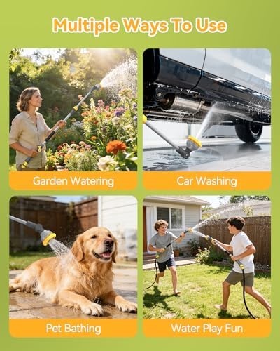 VOXON Garden Hose Watering Wand 29-43 Inch Adjustable Spray Wand - Image 6
