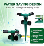 360-Degree Rotating Garden Sprinkler for Yard Large Area Coverage, Automatic Water Sprayer Irrigation for Garden, Adjustable Angle Water Sprinklers for Yard Lawn Greenhouse Vegetable Watering (3pcs) - Image 4