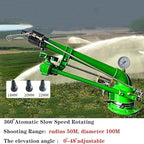 Farm Irrigation Sprinkler, 360° Large-Area Agriculture Farm Irrigation Sprinkler with 18mm/20mm/22mm Replacement Nozzle, Range Diameter 40-100m, Pressure Adjustable 4-8bar - Image 2