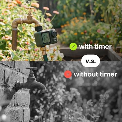 Garden Hose Sprinkler Timer 1 or 2 Outlet Programmable Controller - Image 7