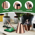 HERCHR Stainless Steel Watering Can, Indoor Watering Can Metal Watering Can for Outdoor and Indoor Plants(1500ml) - Image 5