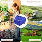 Foldable Portable Water Storage Bladder - 105 Gallon Large Water Tank with 3/4" PVC Spigot and Hose Kit for Camping, Garden, Emergency - Image 4