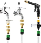 High Pressure Sprayer,Multi Purpose Household Jet Spray Nozzle for Garden Irrigation,Yard Cleaning,Car Washing,2026 Upgraded High Pressure Water Gun Nozzle with Three Adjustable Spray Patterns.（2 pcs） - Image 3