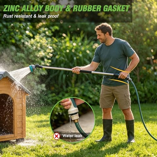Telescoping Watering Wand with Thumb Control, 37-55 Inch Garden Hose Nozzle - Image 6