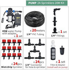 Garden Supplies 50M-5M DIY Drip Irrigation System Automatic Watering Garden Hose Micro Drip Watering Kits with Adjustable Drippers Nozzle(KIT002-20M) - Image 2