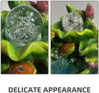 2pcs Crystal Ball Ornament Fountain Sphere for Indoor Office Xmas Decor - Image 3
