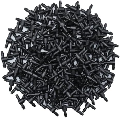 50pcs Garden Tee Connector 4/7mm 1/4'' Hose Pipe Water Tubing Barb Fitting Drip Irrigation Adapter Coupling Repair(M-50PCS) - Image 5