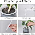13oz Large Self Watering Globes,Glass Automatic Plant Waterer,Up to 2 Weeks - Image 4