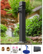 Full Copper Garden Water Column,Frost Free Spigot Unique Carving,Outdoor Hose Extender Garden Watering Tool,Garden Tub Faucet With Hose Holder Freestanding,for Garden Irrigation/Car Wash/Watering Flow by Unknown