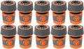 1/2" 3/4" Garden Hose Quick Connector Water Pipe Faucet Extender Fixed Connectors Fittings Adapter Joint Irrigation System(6 points,2PCS) by Unknown