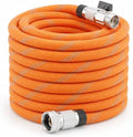 Garden Hose 100ft Non-Expanding, Burst-Proof Flexible Water Hose with Thickened TPE Core & Round Braided Polyester, Kink-Free & Lightweight for Yard and Camper. by satis