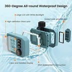 Programmable Water Timer with Flow Meter for Garden Hose, Eco Mode, Manual Watering, Rain Delay, Child Lock, for Lawn, Yard, Pool, Mist System - Image 6