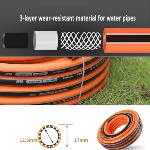 Automatic Lawn Water Sprinkler 360 Rotating Sprinkler 360 Degree Automatic Water Sprinkler 3- Arm Sprinkler System, Apply to Lawn, Garden, Plant Irrigation wyqdp240312(Color:,Size:5M) - Image 4