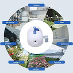 WALFRONT Smart Water Valve Timer with Shutoff Valve Remote Control WiFi Automatic Shut Off Sprinkler Controller 1in 1.25in for Garden Hose Tap Water (US Plug 100 to 240V) - Image 7