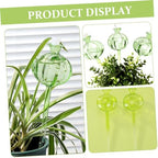 Cactus Shape Glass Watering Globes 4pcs for Potted Plants - Image 2