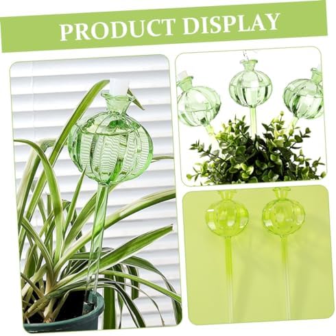 Cactus Shape Glass Watering Globes 4pcs for Potted Plants - Image 2