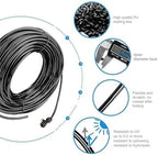 Outdoor Mister System For Outside Patio with Pump, Garden Irrigation System Kit With Brass Fog Nozzles, Misting Cooling System, Patio Mister For Backyard, Garden, Greenhouse, Umbrella, Deck, Canopy, P - Image 2