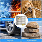 50 FT Stainless Steel Garden Hose, Heavy-Duty Water Hose with Adjustable Brass Nozzle, No Kink & Leak-Resistant, Lightweight Flexible Hose for Lawn, Yard Watering, RV & Car Washing - Image 7
